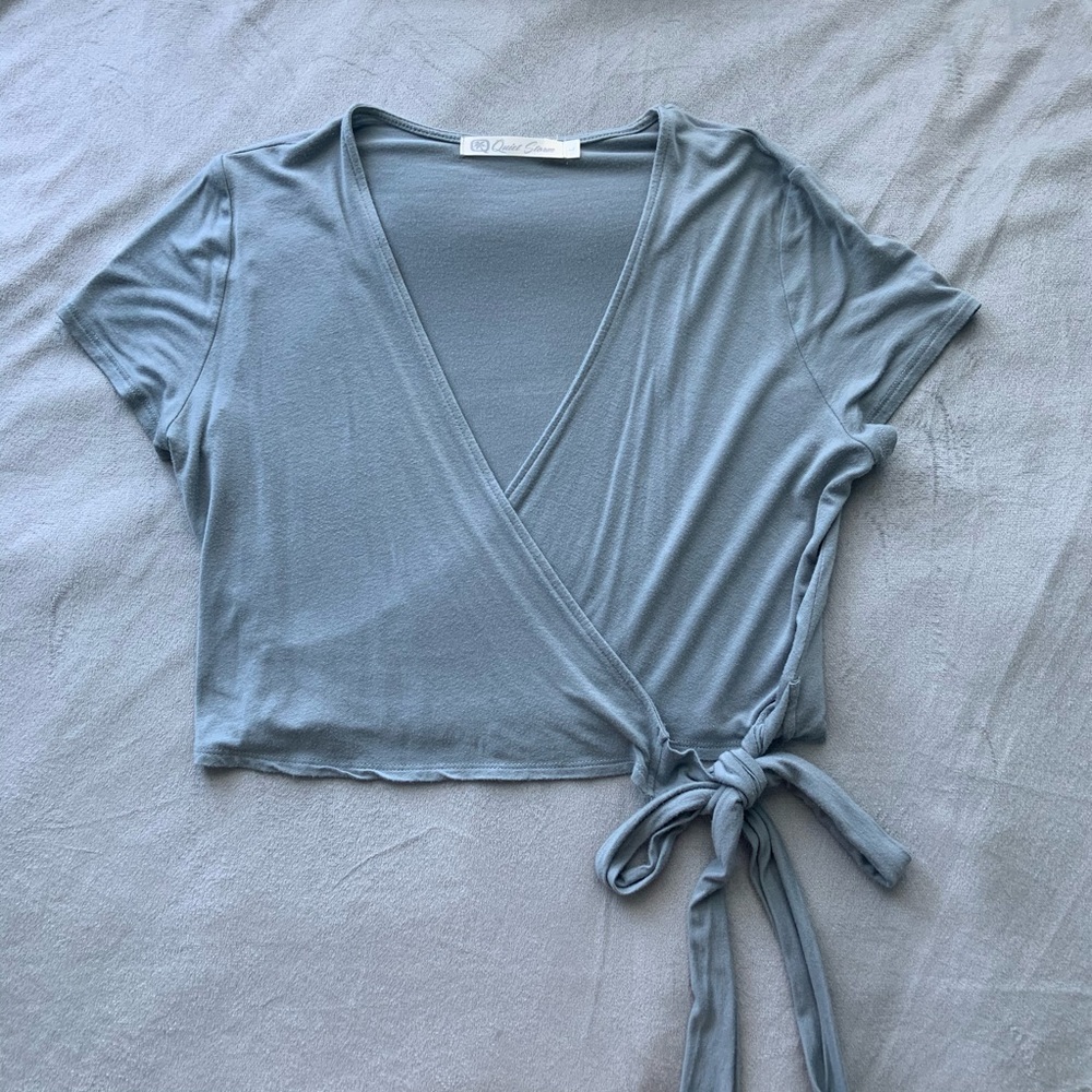 Tie Short Sleeve Top